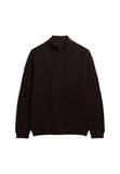 Superdry Katoenen trui met halve rits en textuur - Heren - Sweaters