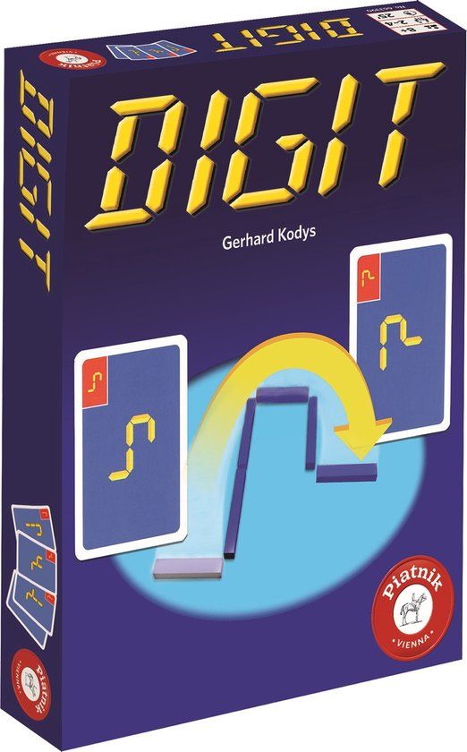 Piatnik Digit - Kaartspel - 2 tot 4 spelers - Hout - Engels