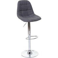 Générique HWC Set van 2 barkrukken HWC-A67, barkruk counterkruk, MVG-gecertificeerd ~ grijs, textiel