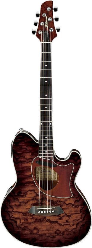 Ibanez TCM50 Talman Vintage Brown Sunburst Semi-akoestische Gitaar