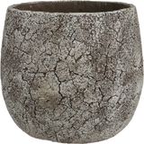 Mica Decorations Bloempot Thomas - d19 x h16.5cm - Off white
