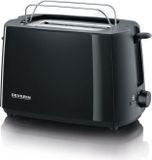 SEVERIN Toaster, SEVERIN AT2287, 700 W, 2 sleuven, instelbare bruiningsgraad, broodroosteraccessoire, zwart