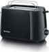 SEVERIN Toaster, SEVERIN AT2287, 700 W, 2 sleuven, instelbare bruiningsgraad, broodroosteraccessoire, zwart