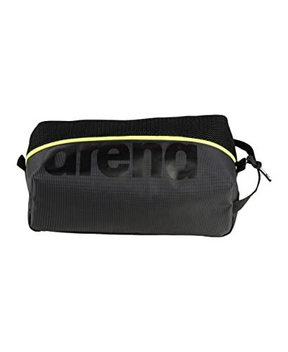 Arena Spiky III Pocket Bag - Dark Smoke/Neon Yellow - Unisex