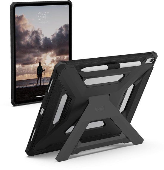 Urban Armor Gear UAG Scout Plus Backcover met stand voor de Apple iPad Air 13 inch (2026) M4 / (2025) M3 / (2024) M2 - Black