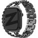 Bandz Bracelet en acier inoxydable pour Apple Watch 'Double Tour' (Noir)
