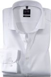 OLYMP Level 5 body fit chemise - longueur de manche 7 - blanc diamant twill - Facile à repasser - Tour de cou : 38