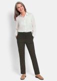 Goldner CARLA Jerseybroek met minimalistische print
