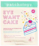 Patchology Eye Want Cake Eye Gels – Hydraterende & Smoothing Oogpatches – Tegen Wallen & Donkere Kringen – Met Sugarcane Extract, Marshmallow Root & Vanilla Fruit – No-Slip Hydrogel Eye Mask – Frisse & Stralende Oogopslag