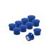 first4magnets™ Klein blauw high-power memo board magneet kantoor & koelkast (17,5 mm diameter x 12,3 mm hoog) (5 verpakkingen van 10), metaal, zilver, 25 x 10 x 3 cm, eenheden