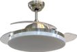 V-tac VT-3042 Design Plafondventilator - 107cm - Chroom - 35W - LED Lamp - Afstandsbediening