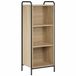 vidaXL Boekenkast 55,5 x 33 x 174 cm Bewerkt hout Sonoma Eiken