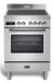 CFBI604IX Boretti Toscana cuisinière