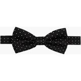 Profuomo Black Polka Dot Bow Tie