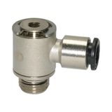 Riegler L-steekschroefverbinding »Click-Clock«, draaibaar, M7 a., voor buitenslang Ø 4 mm, werkdruk max. 16 bar, messing niet, L1 = 20,2mm