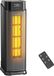 QEXREED Elektrische verwarming, 2000 W PTC, 4 modi, eco-modus, 90° oscillatie, timer 24 uur, afstandsbediening
