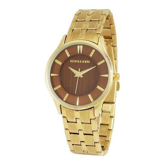 Devota & Lomba DL012W-02BROWN Polshorloge - Unisex - 35 mm - Multi