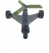 Benson Arroseur de jardin - 3 bras rotatifs - 360 degrés - Gris/Vert