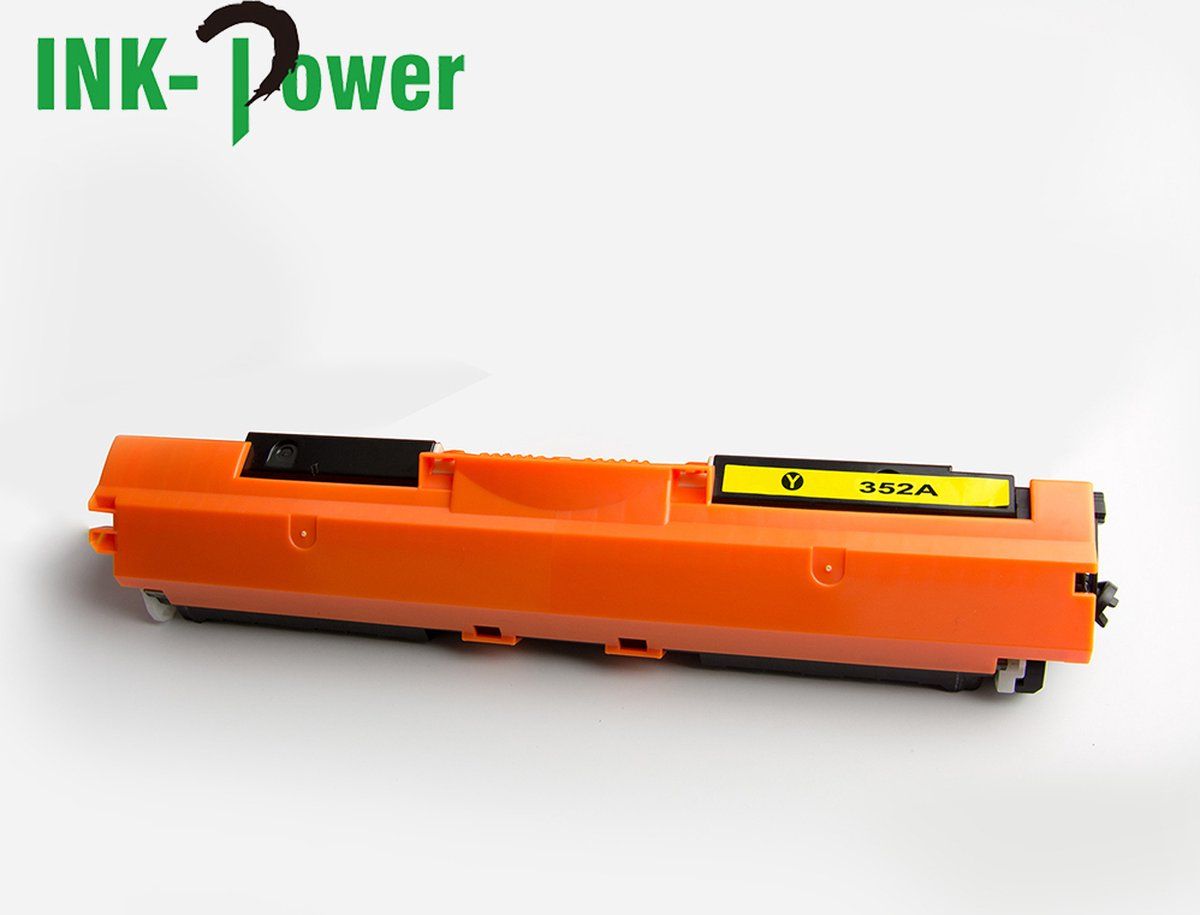 Ink Power Toner Cartridge Geel voor HP 130A / (CF350A, CF351A, CF352A en CF353A) | Geschikt voor HP Color Laserjet Pro MFP M176N, M177FW & M170 Series
