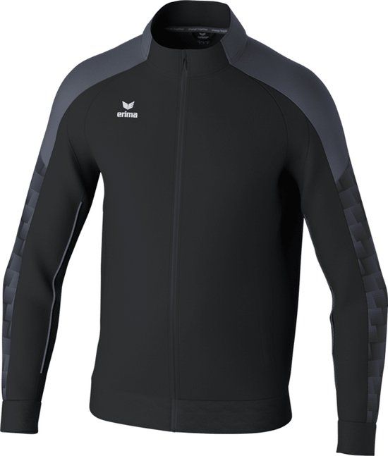 Erima Evo Star Trainingsjack Heren - Zwart / Slate Grey - Maat S