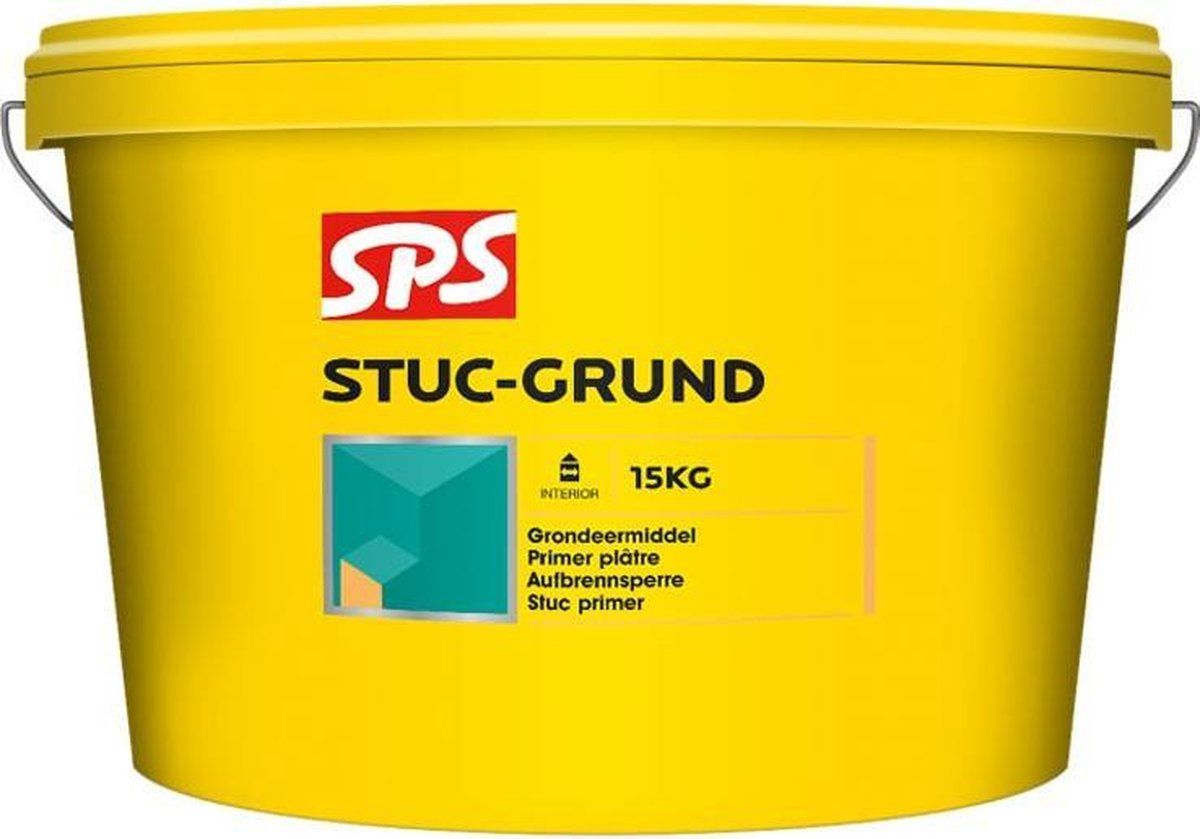 Sps Stuc-Grund 15 kg - Geel - 8711429083940