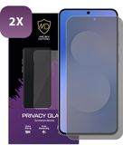 MobyDefend 2-Pack MobyDefend Protecteurs d'écran - Convient pour Samsung Galaxy S25 FE - Écrans de protection en verre mat et privé