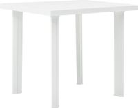 Syfax Tuintafel 80x75x72 cm kunststof wit