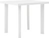 Syfax Tuintafel 80x75x72 cm kunststof wit