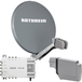 Kathrein CAS 90 gr Sat-Antenne multifeedfähig graphit (grau) - 6 Teilnehmer