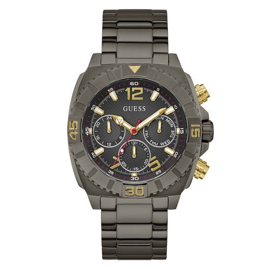 Guess Traction GW0800G2 Horloge - Staal - Grijs - Ø 44 mm