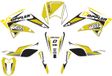 Doppler Stickerset jaune/blanc Doppler 50x35 Derbi Senda (année de construction 2010-2018)