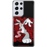 ERT GROUP mobiel telefoonhoesje voor Samsung S21 ULTRA origineel en officieel erkend Looney Tunes patroon Bugs 018