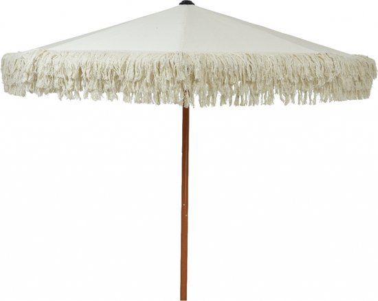 Parasol - Ø200 cm - Wit - Outdoor Living by Decoris
