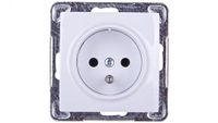 Ospel GP-1YZ/m/00 stopcontact, IP20, 16 A, 71 mm, 37 mm, 71 mm, wit