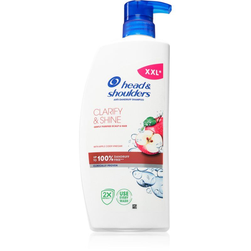 Head & Shoulders Clarify & Shine Shampoo + Conditioner 800ml