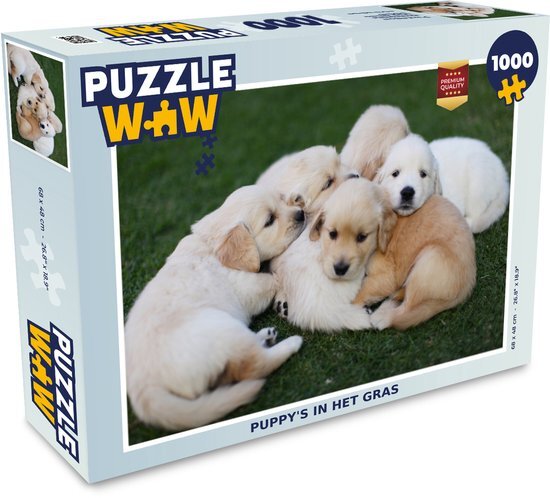 MuchoWow Puzzel Dieren - Puppy's - Honden - Legpuzzel - Puzzel 1000 stukjes volwassenen