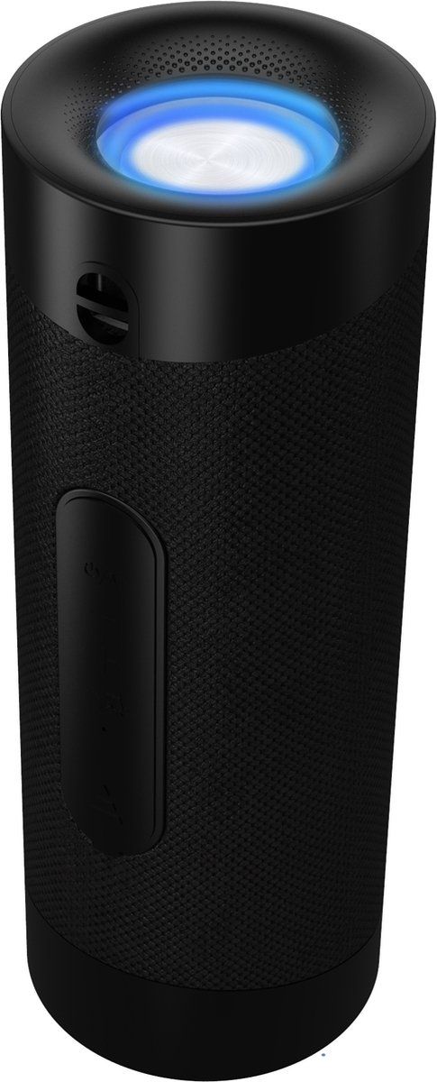 Denver BTV-208 - Bluetooth speaker - portable - LED - Zwart