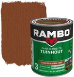 Rambo Pantserbeits Tuinhout Zijdeglans - 2.25L - Donker Eiken