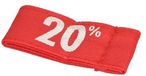 KlikA Label vaantje kleur rood 20%