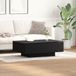 vidaXL Salontafel Zwart Eiken 90 x 60 x 31 cm