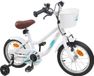 vidaXL Vélo enfant 14 pouce Blanc