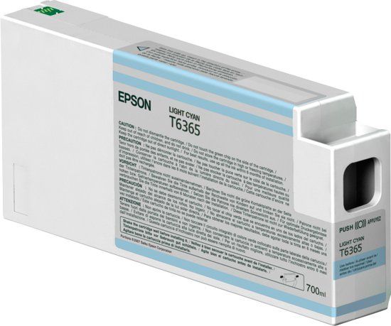 Epson T636500 Light Cyan Ink Cartridge - 700ml