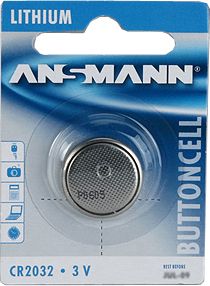 Ansmann CR 2032 Lithium Batterij - Zilver