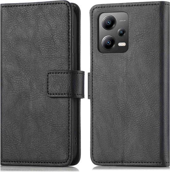 iMoshion Hoesje Xiaomi Poco X5 5G - Book Case - Zwart - Met Pasjeshouder