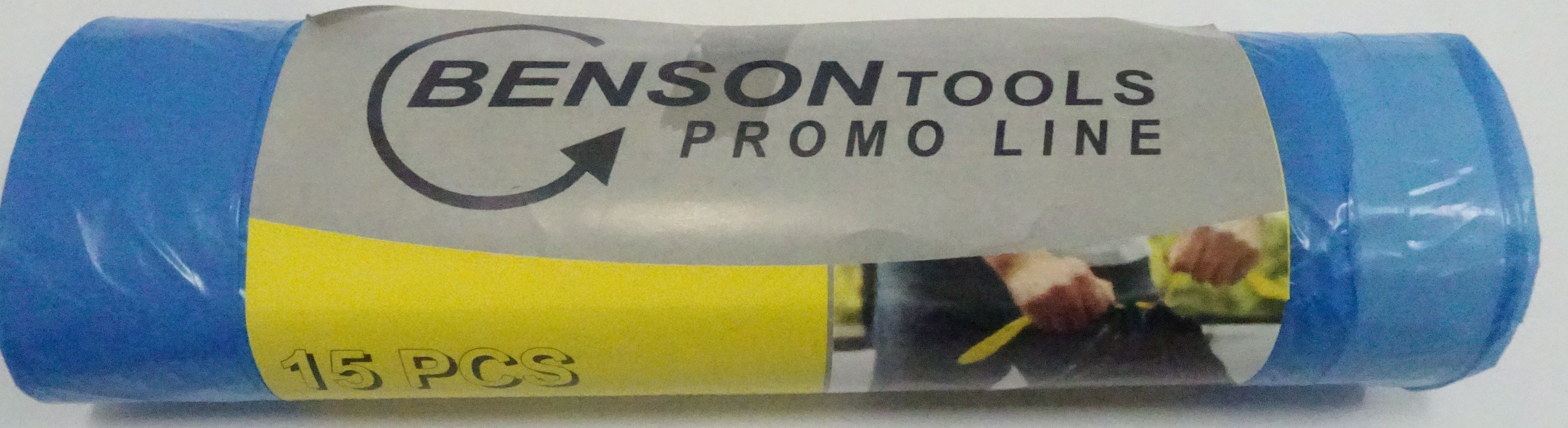 Benson Vuilniszak - 35 L Trekband 15 Stuks