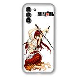 Beschermhoes Samsung Galaxy S21 Plus Beschermhoes, Manga Fairy Tail Erza