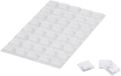 3M SJ 5308 MPCB Apparaatvoet Zelfklevend, Vierkant Transparant (Ø x h) 12.7 mm x 3.1 mm 40 stuk(s)