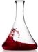 Sans marque Carafe à vin 2,2 L Verre transparent Cristal