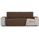 ECOMMERC3 Gewatteerde en omkeerbare bankovertrek, 3-zits, bruin, premium bankbescherming, perfecte pasvorm, robuust en elegant materiaal