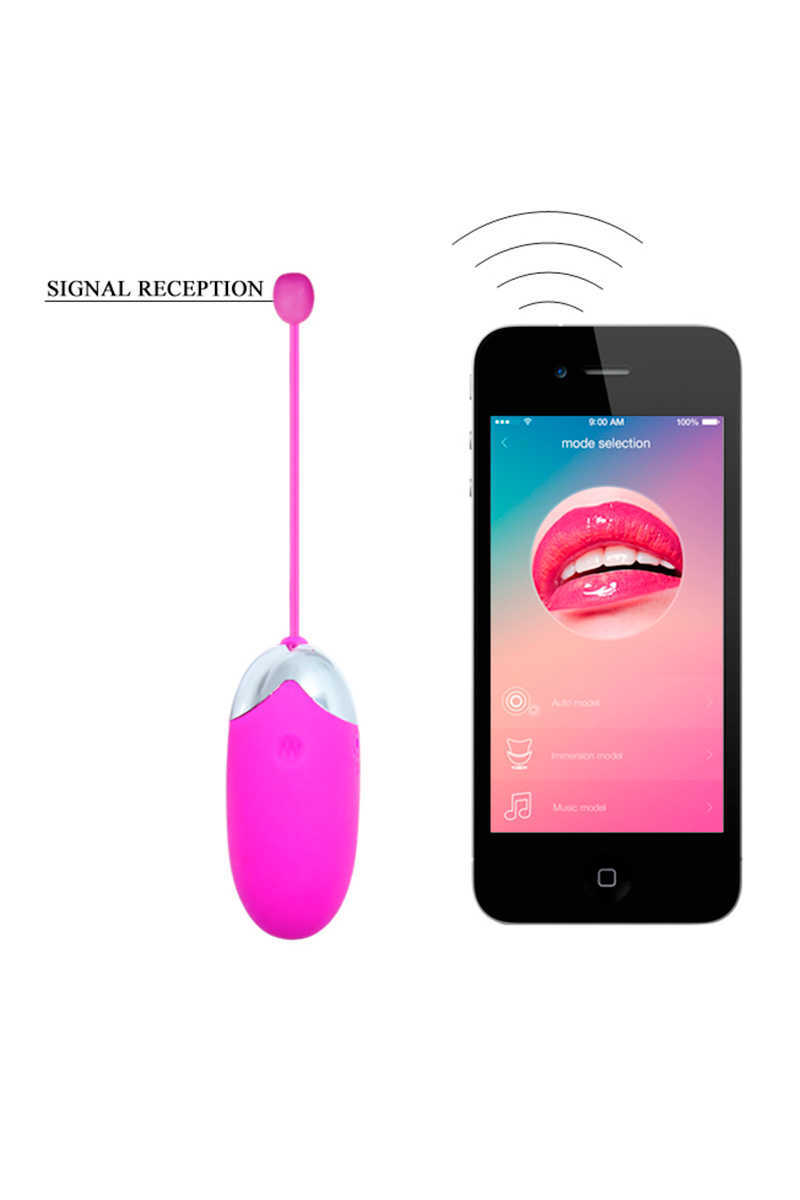 Pretty Love Smartphone Controlled Vibrerend Ei Abner